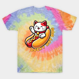 Maneki Neko Hot dog T-Shirt